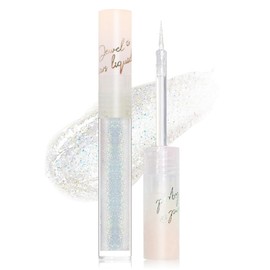 AIUEO Liquid Glitter Eyeshadow Eyeliner Korean Eye Glitter Makeup Long Lasting Shimmer Eyeshadow Lightweight Quick Drying Face Glitter Makeup-Undersea Coral