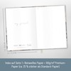 paper&you® Bullet Journal Dotted A4+ with Elastic Band [Grey Marble]
