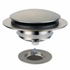 Brushed Bathtub Drain Stopper,Universal Pop Up Bath Drain, Hidrop Tip