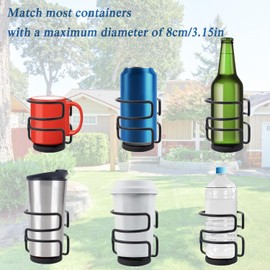2 Pcs Magnetic Cup Holder, Magnetic Drink Holder for Boat Marine Yacht Truck RV Apartment Courtyard on Metal Surface