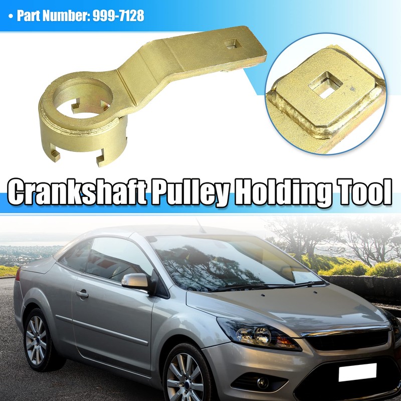 X AUTOHAUX Crankshaft Pulley Holding Tool 1/2" Drive 999-7128 for