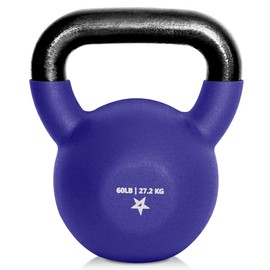 Yes4All Neoprene Coated & Kettlebell Sets - Hand Weights for Home Gym & Dumbbell Weight Set Training - Dark Purple - 60 lbs