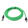 HangTon M12 4 Pin D Coded to RJ45 Ethernet Network