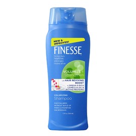 FINESSE Volumize + Strengthen Volumizing Shampoo, 13 oz (Pack of 6), Add Volume & Strength to Thin or Fine Hair for Fuller Looking Hair