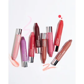 Clinique lot of 2 Clinique Chubby Stick Lip Colour Balm#11 Two Ton Tomato travel size New