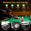 DOYFAY Billiards Pool Cue Tip Shaper 10-in-1 Pool Cue Tips