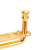 5PCS Violin Fine Tuner Golden Metal Glossy Surface Violin Fine
