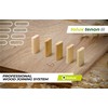 Tolux Rectangular Wooden Dowels, Grooved Pin 5x19x30 mm, Pack of