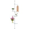 VPABES 7-Tier Shower Caddy Corner for Bathroom,Adjustable Shelves with Tension