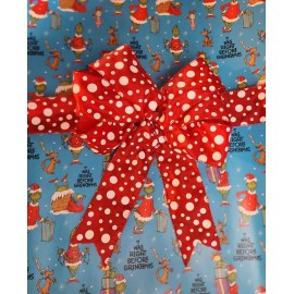 American Greetings The Grinch Gift Wrap Set, Paper And Ribbon, see description. Wrapping Paper