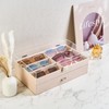 ProCase 12 Slots Acrylic Clear Top Sunglass Organizer, 2 Layers
