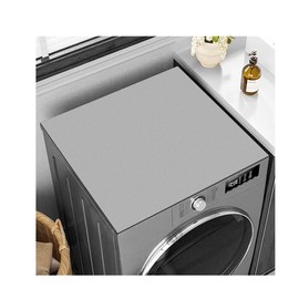 GIDWRIY Washing Machine Cover 60 x 60 cm, Washing Machine Cover Non-Slip Washing Machine Cover, Universal Washing Machine Dust Protection, Washing Machine Cover, Tumble Dryer Top Protector Mat for