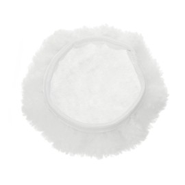 HARFINGTON Car Polisher Bonnet Buffing Pad Lamb's Wool Polishing Buffing Pad Cover for 5"-6" Car Buffer Bonnets Polisher, White