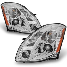 AKKON - For 2004 2005 2006 Maxima Halogen Type Projector Headlights Headlamps Driver Left & Passenger Right Side