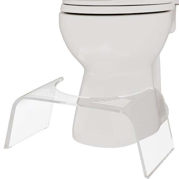 Squatty Potty Ghost Acrylic Toilet Stool, 7"