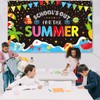 End of School Year Theme Backdrop for Kids Class Summer