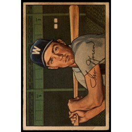 1952 Bowman # 63 Irv Noren Washington Senators (Baseball Card) FAIR Senators