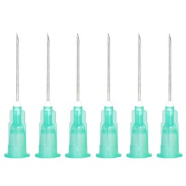 100 Pack 1Inch 21Ga Luer Lock Industrial Dispensing Accessories, Individually Wrapped, Lab Tools, Suitable for Refilling Liquid, Inks