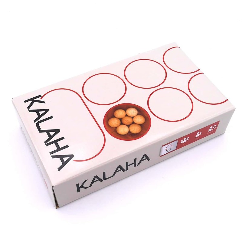 ROMBOL Kalaha – High-Quality Stone Game for 2 People Including