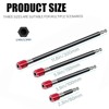 4 Pieces Magnetic Drill Bit Extension Set,1/4 inch Hex Quick