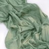 MLMC 8 Pack Sage Green Cheesecloth Table Runner 10ft Wrinkled
