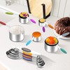 Minteem Measuring Cups and Magnetic Measuring Spoons Set, 8 Stainless