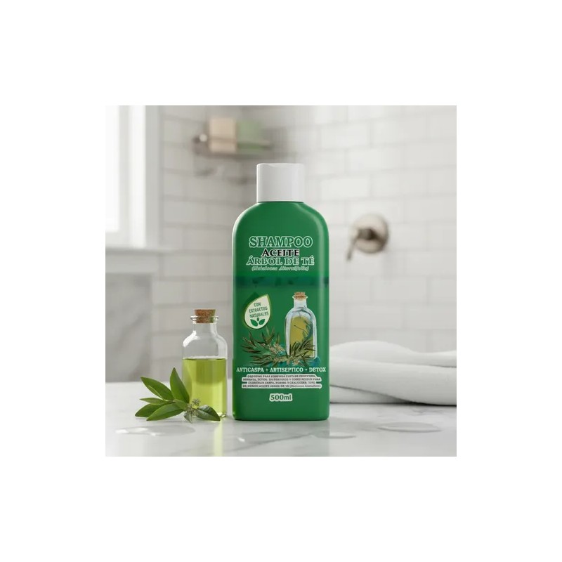 Shampoo Aceite Árbol De Te Tea Tree Orgánico 500ml