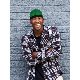 Syhood 6 Pieces Silky Wave Caps for Men Kids 360 Durag Cap Elastic Wave Velvet Hat(Red, Gold, Royal Blue, Silver, Green, Black)