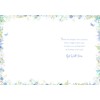 Paper Rose Get Well Card - Meadow Flowers and Butterflies