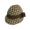 CAPOR Camellia Dress Up Hat Cover, Check Brown, S C322FBDJ
