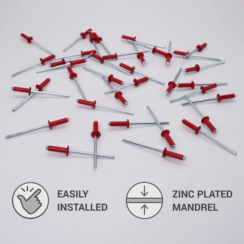 (Pack of 400) Varnished Blind Rivets 4.0 x 14 mm,