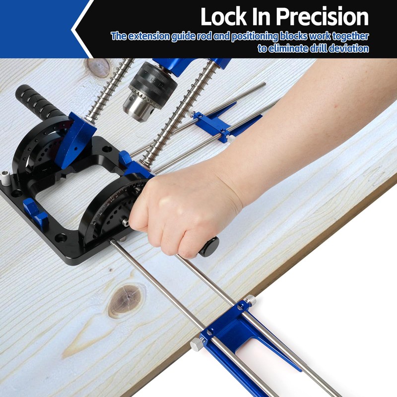 Upgraded Portable Drill Guide – 0° to 60° & 90°