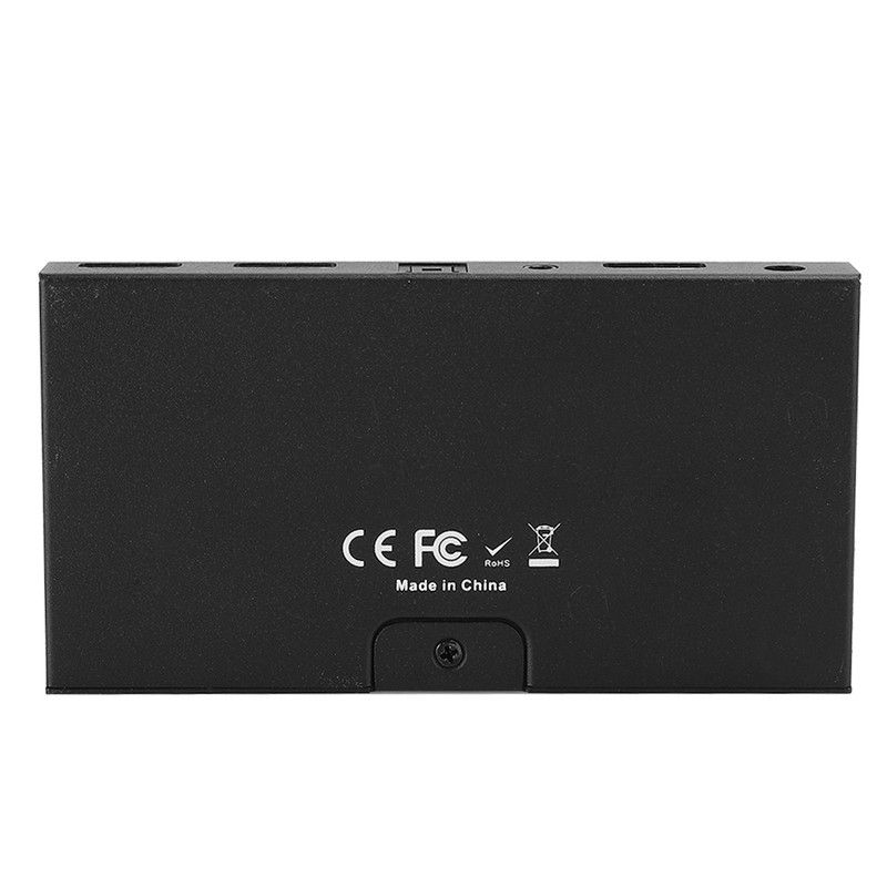B12SA Black 1×2 HDMI 2.0 Splitter Aluminium Alloy with Scaler