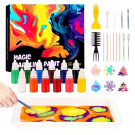 Beanewone Water Marbling Paint for Children, Craft Set Children from 6 Years, Gifts for Boys and Girls, Cool Gifts for Boys 6 7 8 9 10 11 12 Years