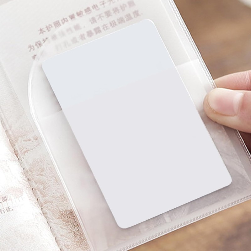 Frosted Passport Cover, Waterproof Passport Protector PVC ID Card Protector