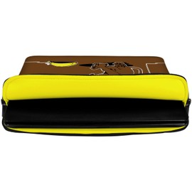 DIGITTRADE LS167-13 Confusion Designer MacBook Sleeve 13.3" Laptop Notebook Netbook Tablet Cover neoprene soft carry case up to 13.3 inch Anti Shock System