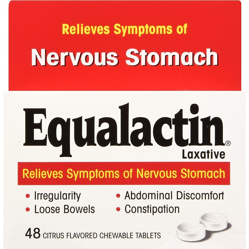 Equalactin Chewable Tablets 48 Tablets (Pack of 12)