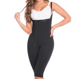 DELIE Faja Colombiana 021 High Compression Garment Butt Lift Shapewear Tummy Control, Fajas Colombianas Moldeadoras Black