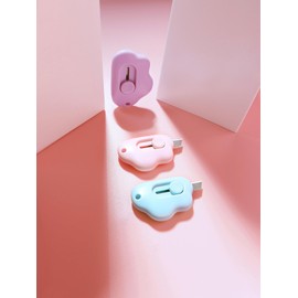 6 Pack Retractable Box Cutters, Cute Box Opener- Cloud Mini Utility Knife Kawaii, Convenient and Handy Cutting Solution