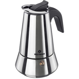 Westmark Brasilia Plus 24662260 Espresso Maker for 4 Cups Espresso Suitable for Induction Cookers Stainless Steel