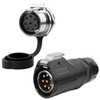 CNLINKO LP-28 8-Pin Industrial Waterproof Connector Shell Solder Connector, IP68