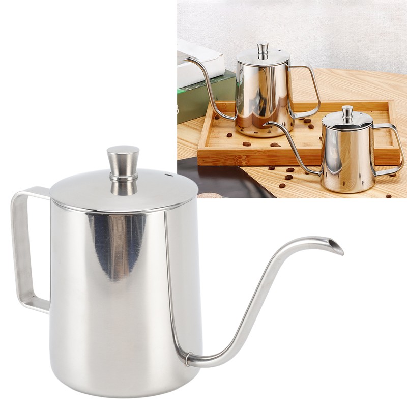 Pour Over Coffee Kettle Stainless Steel Handheld Narrow Drip Spout