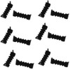 Small 1" No Nail Sawtooth Picture Hangers - Black Oxide