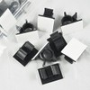 GBSTORE 25 Pcs UVB Plastic Kwik Clips Black Adhesive Backed