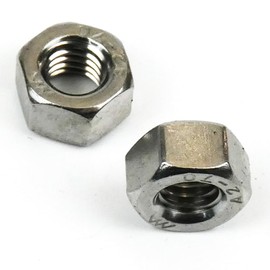 DAUMLINK® High Nut Material Stainless Steel V2A (Pack of 25) (UNI 5587 Similar to EN ISO 4033) as Your Counterpart for Screws or Threaded Bolts (M6)