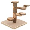 Wooden Hamster Platform Toy Hamster Playground Stand Rotating Ladder for