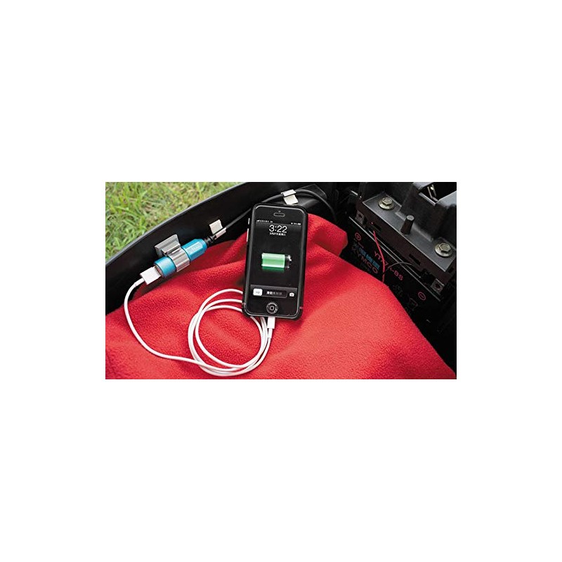 Kijima 304-6235 Motorcycle, Motorcycle Parts, USB Port Kit, MULTILA Charger,