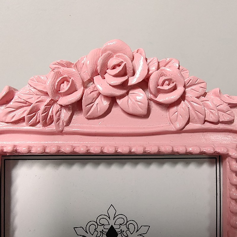 ZXT-parts 3x3 Picture Frame Square Pink Frame. Resin Handmade Photo