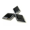 SESHOP REAR CARBON FIBER W/ CHROME BASE BADGE EMBLEM FOR