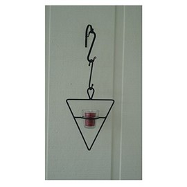 Village Wrought Iron Triangle C-V-122L Votive Candle Holder (Candle not included)
